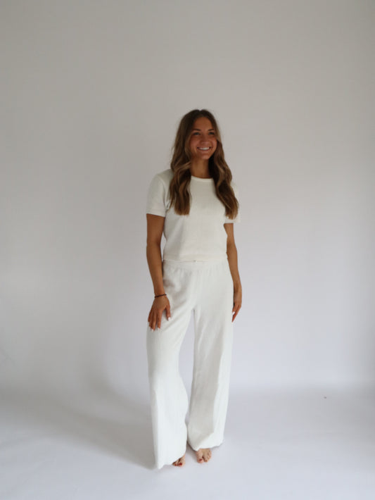 Off Duty Lounge Pants (White)
