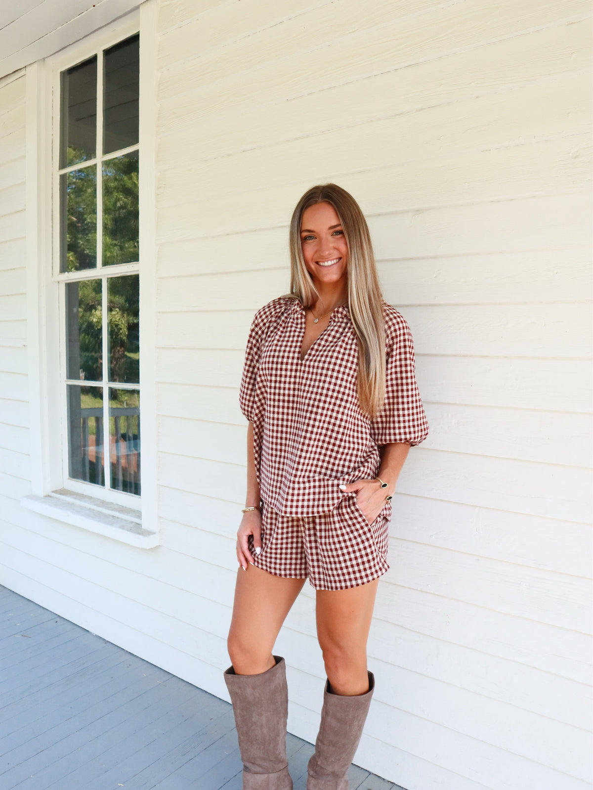 Applewood Gingham Shorts