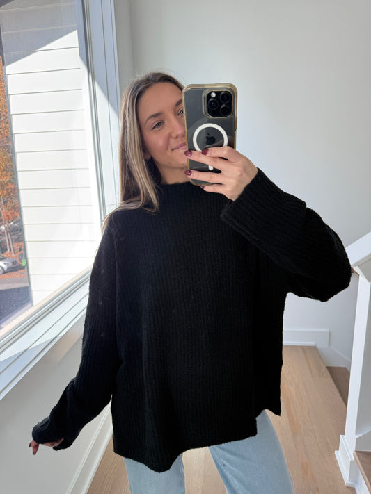 Lane Mock Neck Sweater