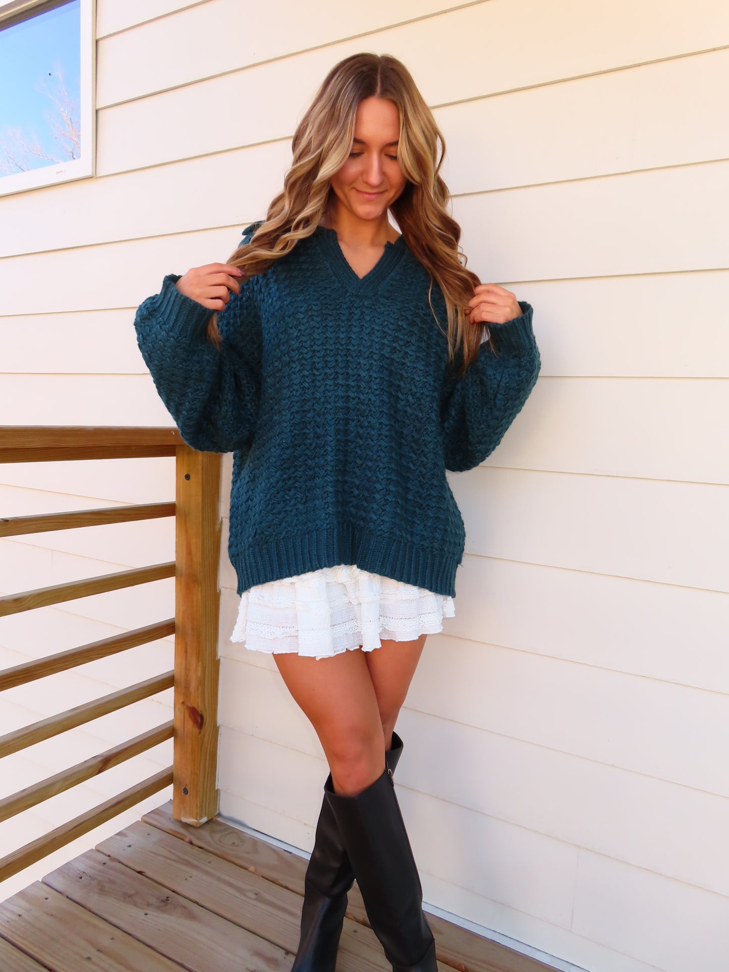 Forest Cable Sweater