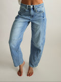 Risen Barrel Jeans