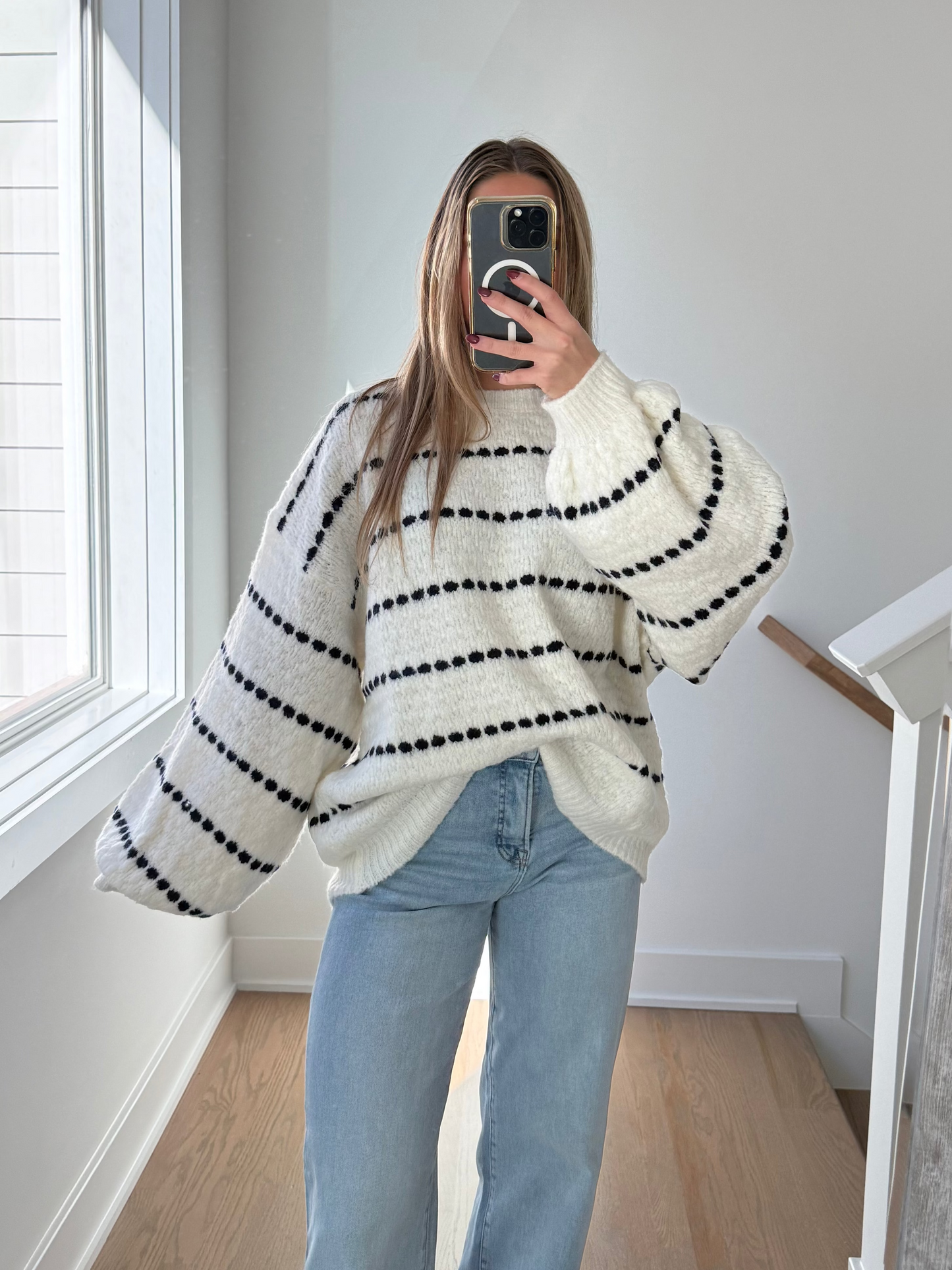 Coastal Lines Sweater